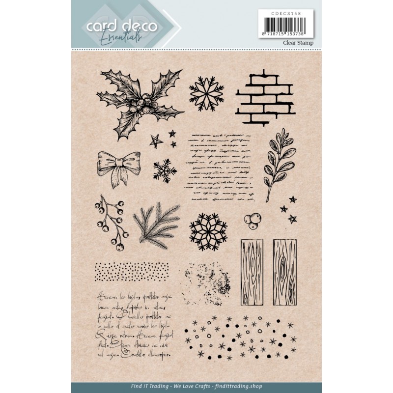 Card Deco Essentials - Clear Stamps - Backgrounds - A5