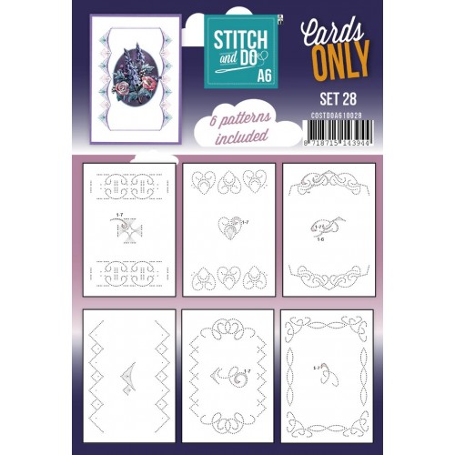 Stitch and Do - Cards Only A6 - Set 28