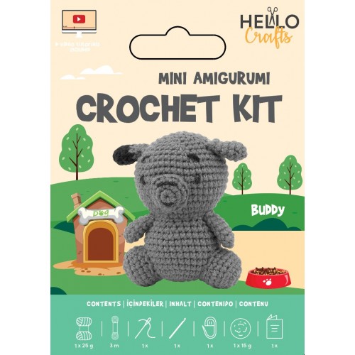 Knitty Critters - Easy Amigurumi Kit - Buddy