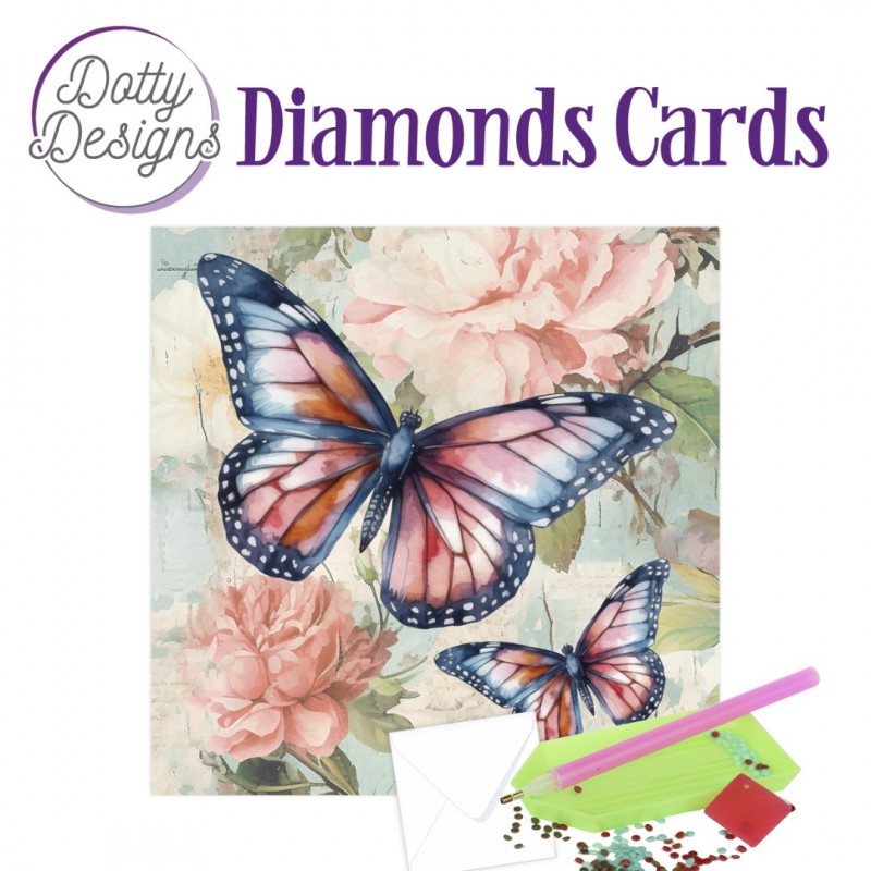 Dotty Designs Diamond Cards - Flutter Flair 1