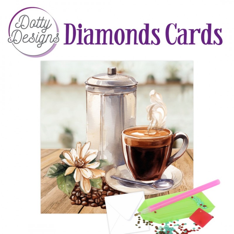 Dotty Designs Diamond Cards - Coffee Moments 1