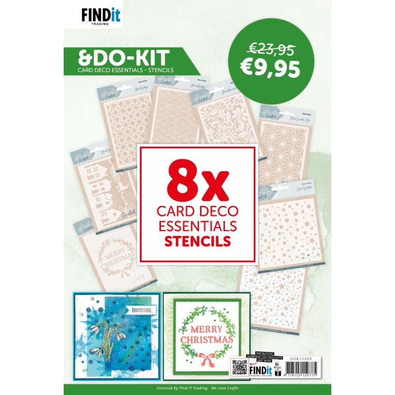 &DO-KIT – Card Deco Essentials Stencils (8x)