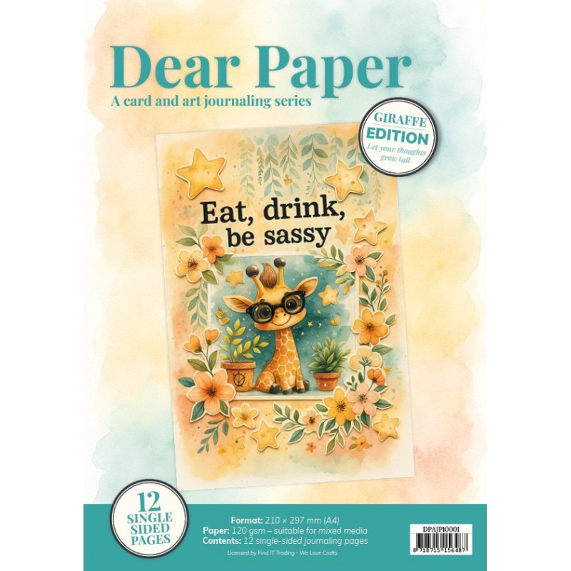 Dear Paper - A Card and Art Journaling Serie  - Photos - Giraffe