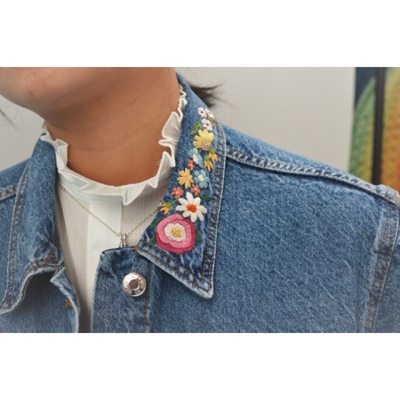 Stick and Stitch Tropical Blooms