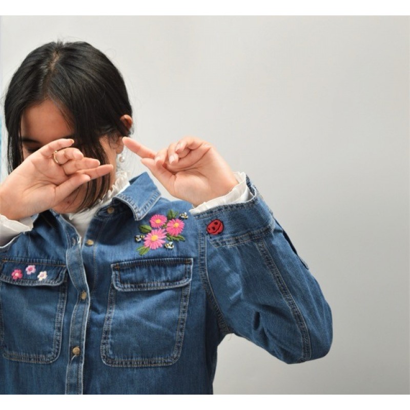 Stick and Stitch Summer Blooms