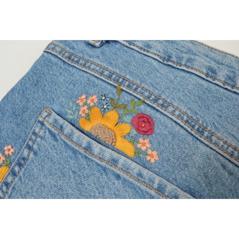 Stick and Stitch Tropical Blooms