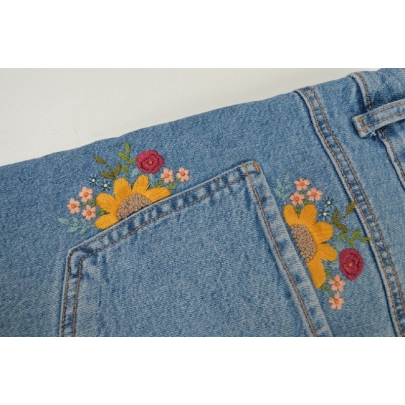 Stick and Stitch Summer Blooms