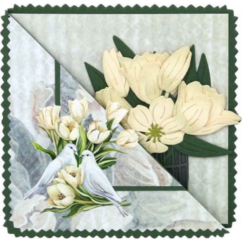 3D Cutting Sheet - Amy Design - Tulip Dreams - Romantic Tulips