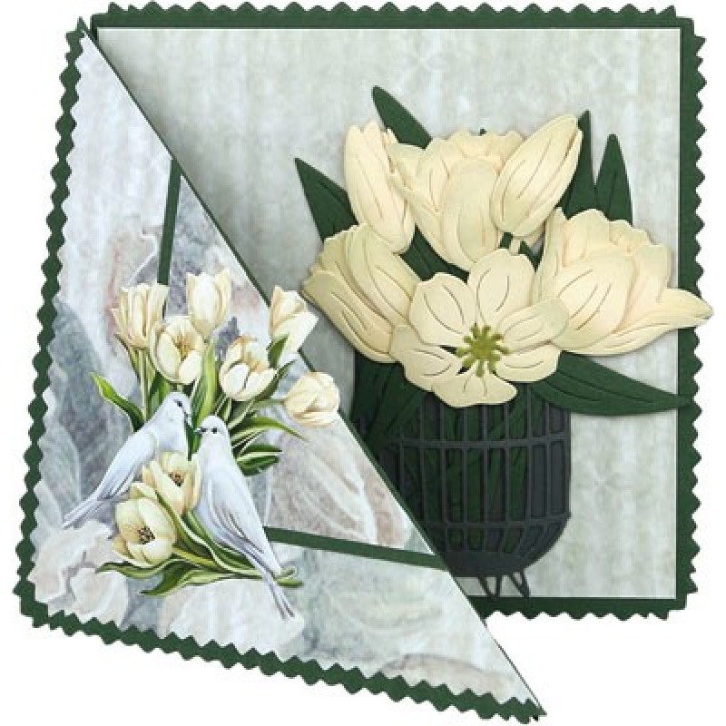 3D Cutting Sheet - Amy Design - Tulip Dreams - Romantic Tulips