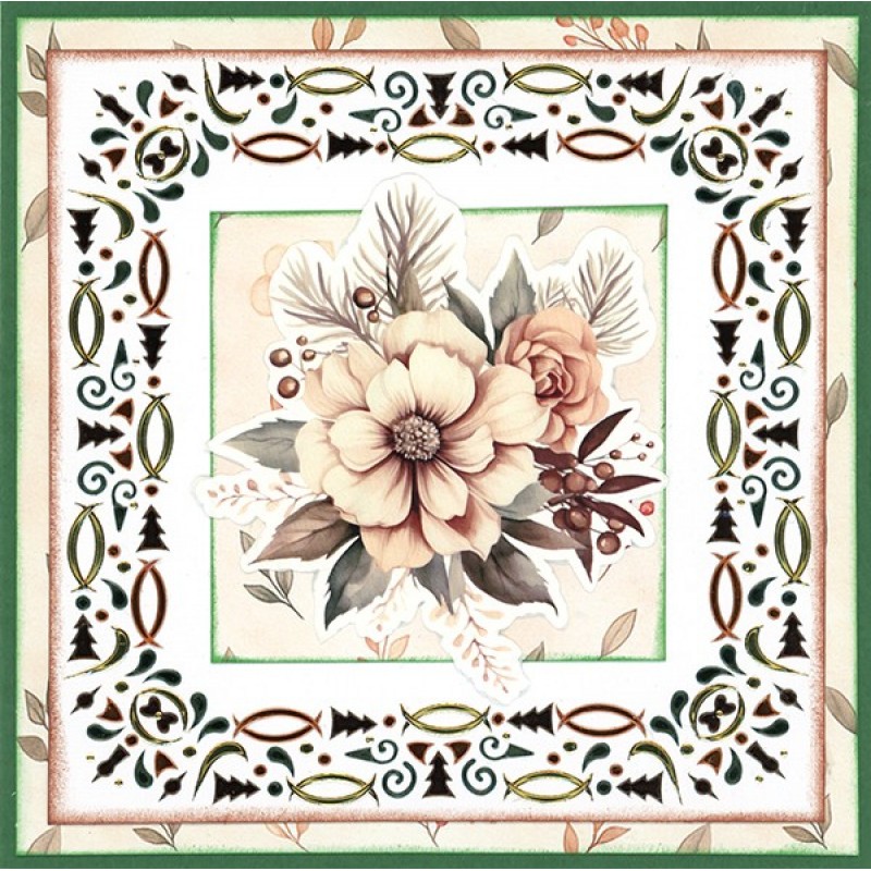 3D Cutting Sheet - Berries Beauties - Cosy WInter - Cosy Flowers