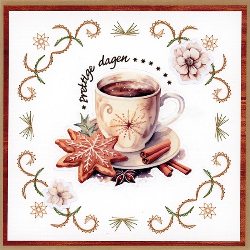 Linen Cardstock Pack - Berries Beauties - Cosy Winter - A4