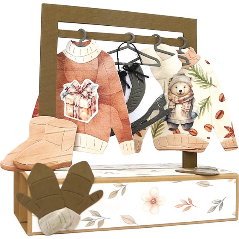 Linen Cardstock Pack - Berries Beauties - Cosy Winter - 4K