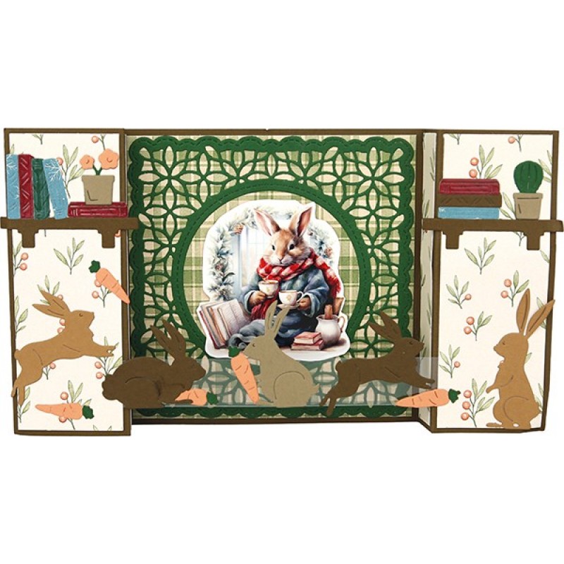 Dies - Berries Beauties - Winter Bunnies - Bunnies