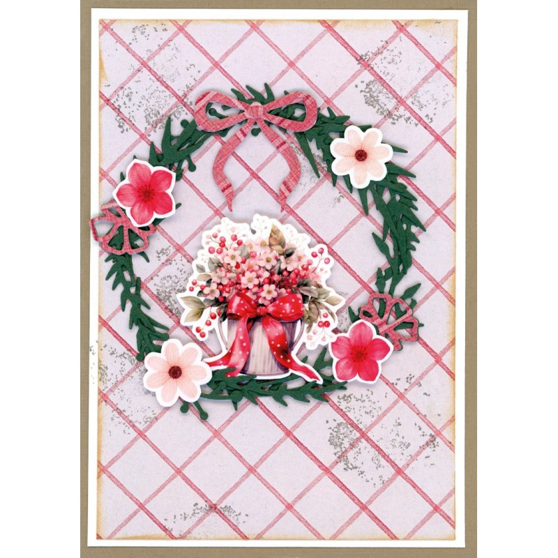 3D Pushout Sheet - Berries Beauties - Frosted Florals - Tin
