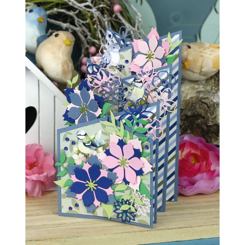 Stencil - Card Deco Essentials - Navy Elegance - Elegance Zigzag A4
