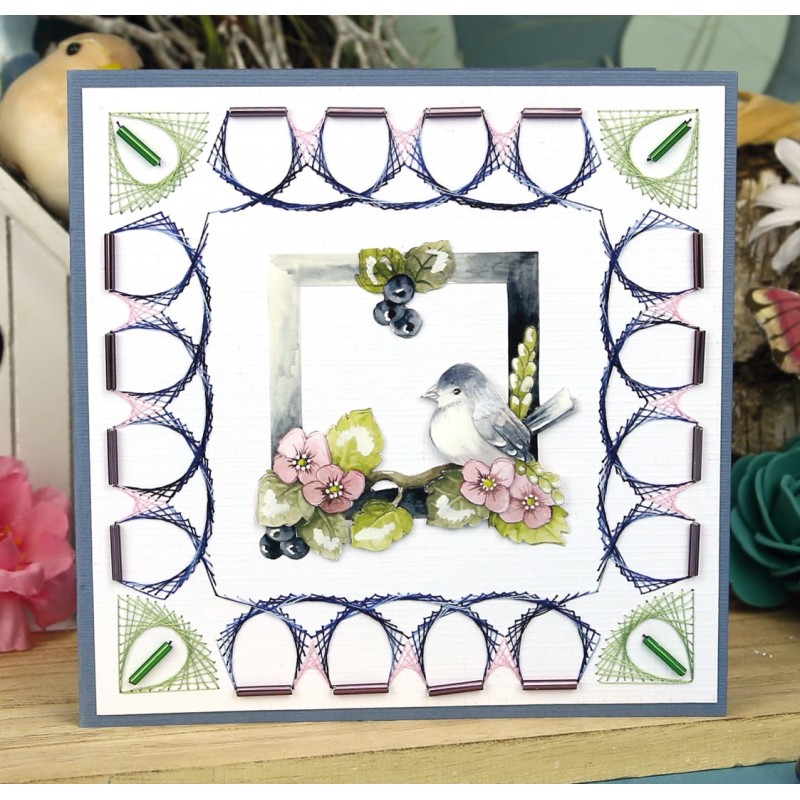 3D Cutting Sheet - Precious Marieke- Navy Elegance - Mini