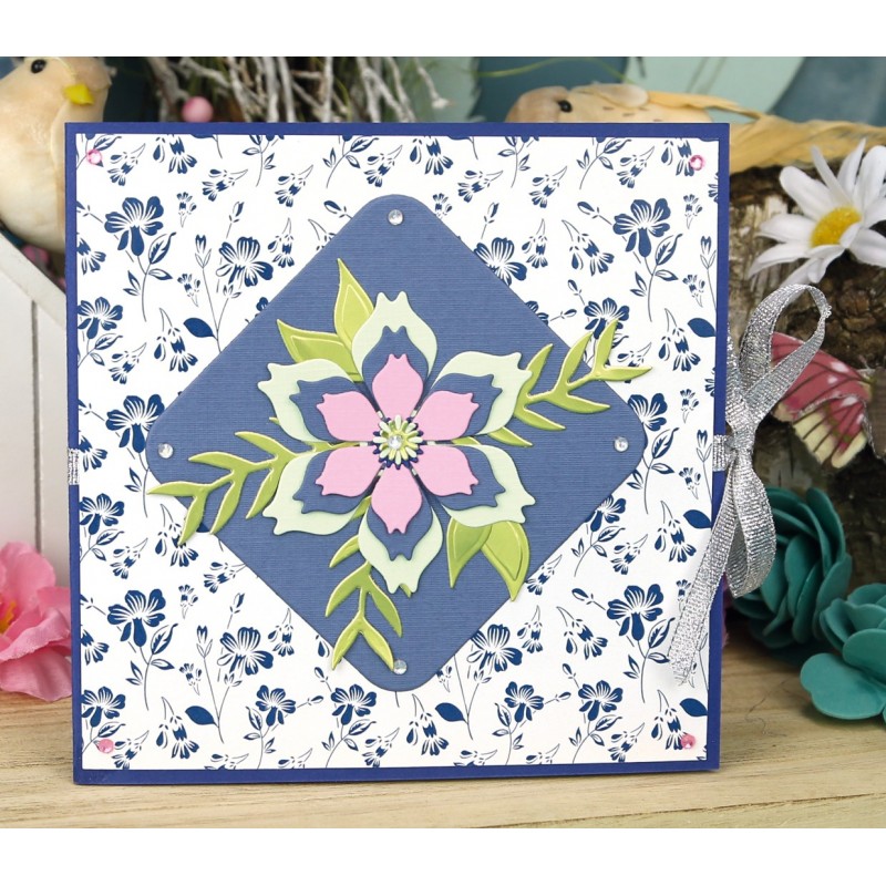 Dies - Precious Marieke- Navy Elegance - Elegance Flower