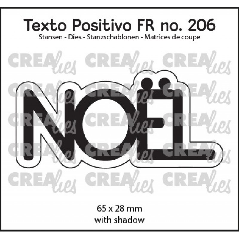 Texto Positivo Matrice de coupe no. 206, NOEL