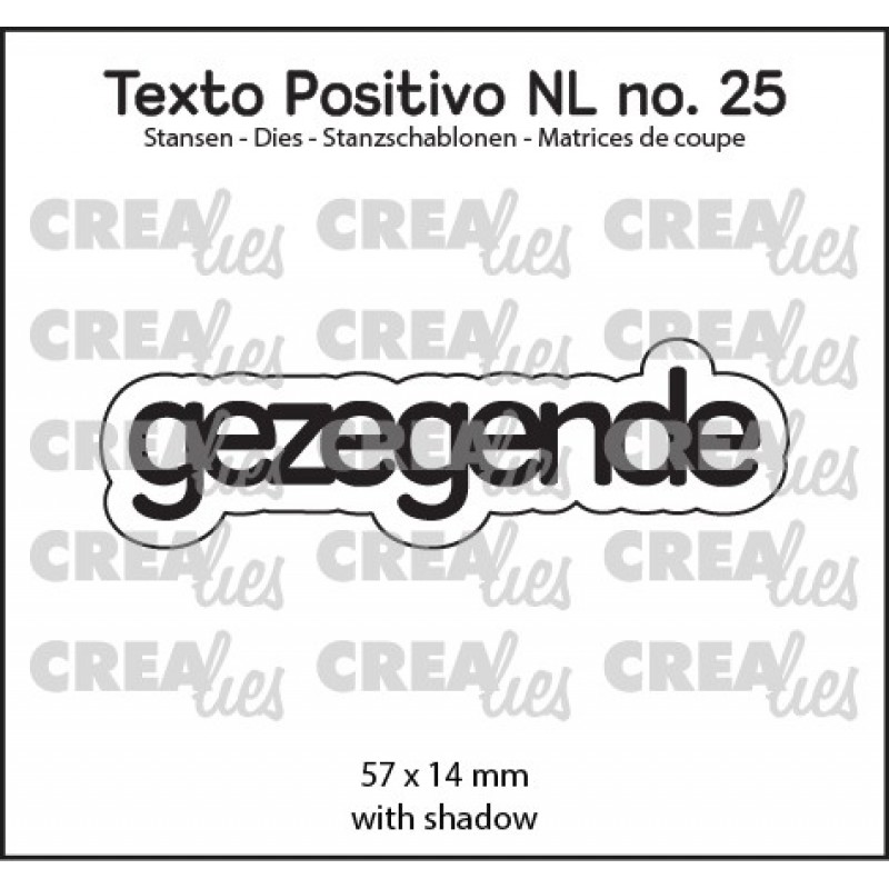 Texto Positivo stansen no. 25, gezegende