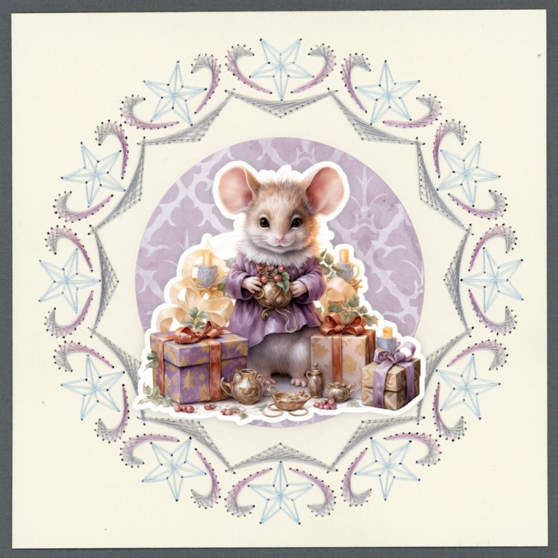 Stitch and do on Colour 37 - Pastel Purple Christmas