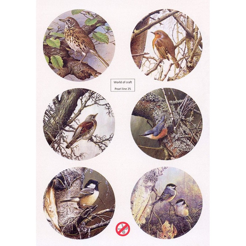 Scenery Parelmoer - WOC - nr25 - Birds - Round