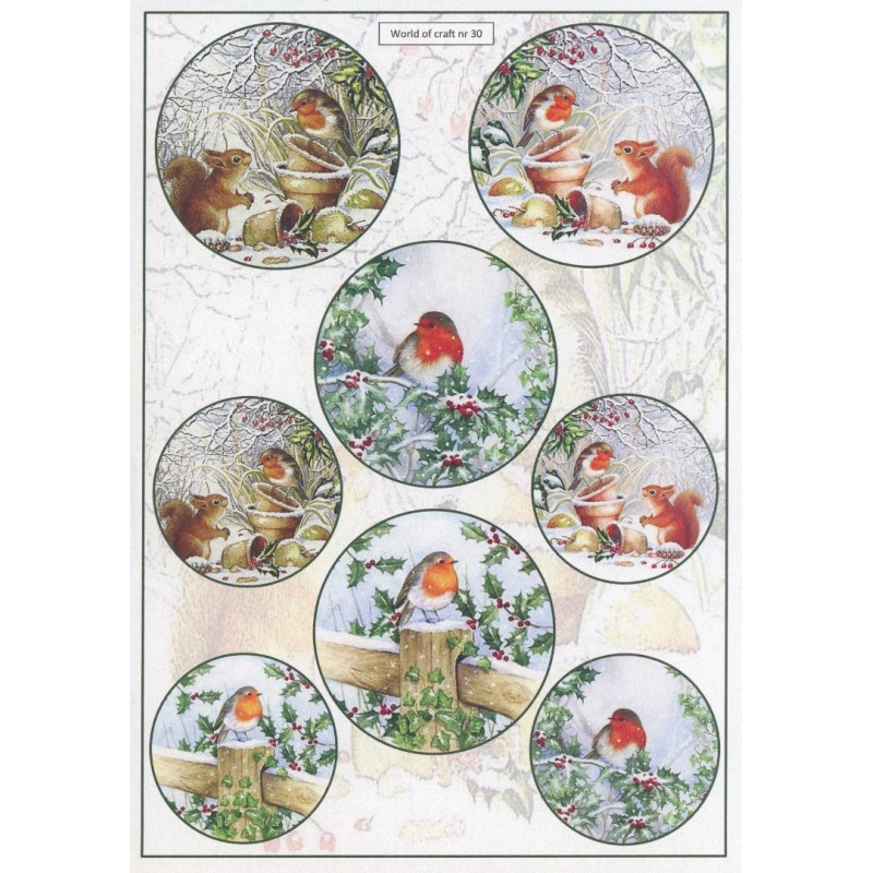 Cutting Sheet - WOC - nr 30 - Winter Animals Cutting Sheet - WOC - nr 30 - Winter Animals