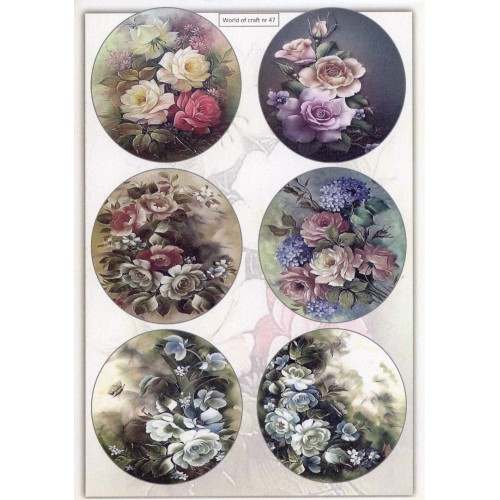 Cutting Sheet - WOC - nr 47 - Roses 2