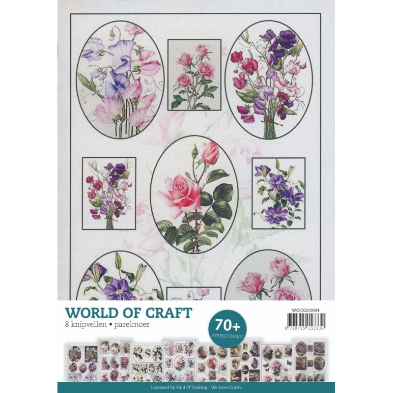 3D Cutting sheets set Pearlescent - WOC - Flowers and Animals 3