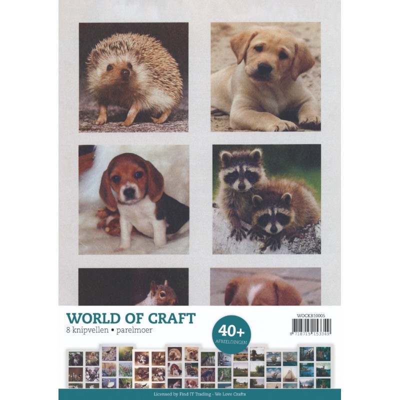 3D Cutting  sheets set Pearlescent - WOC - Animals