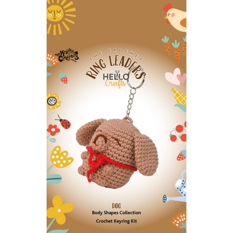 The Knitty Critters Keyring Dog