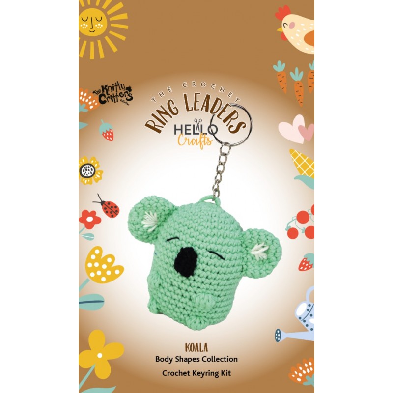 The Knitty Critters Keyring Koala