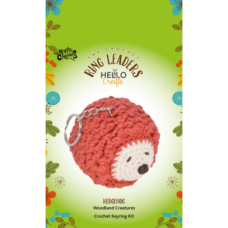 The Knitty Critters Keyring Hedgehog
