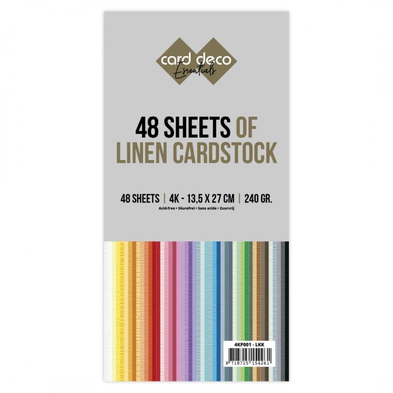 Jumbo kartonpakket - Card Deco - 4K - 48 Sheets