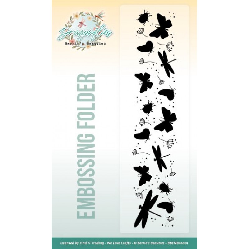 Embossing Folder - Berrie's Beauties - Dragonflies