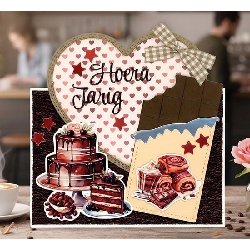 3D Cutting Sheet - Berries Beauties - Sweet Moments - Baked with love