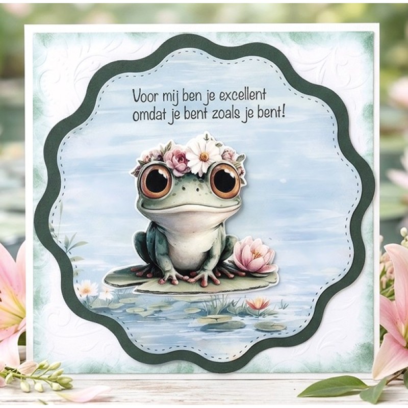 3D Cutting Sheet - Berries Beauties - Cute Animals - Frogs
