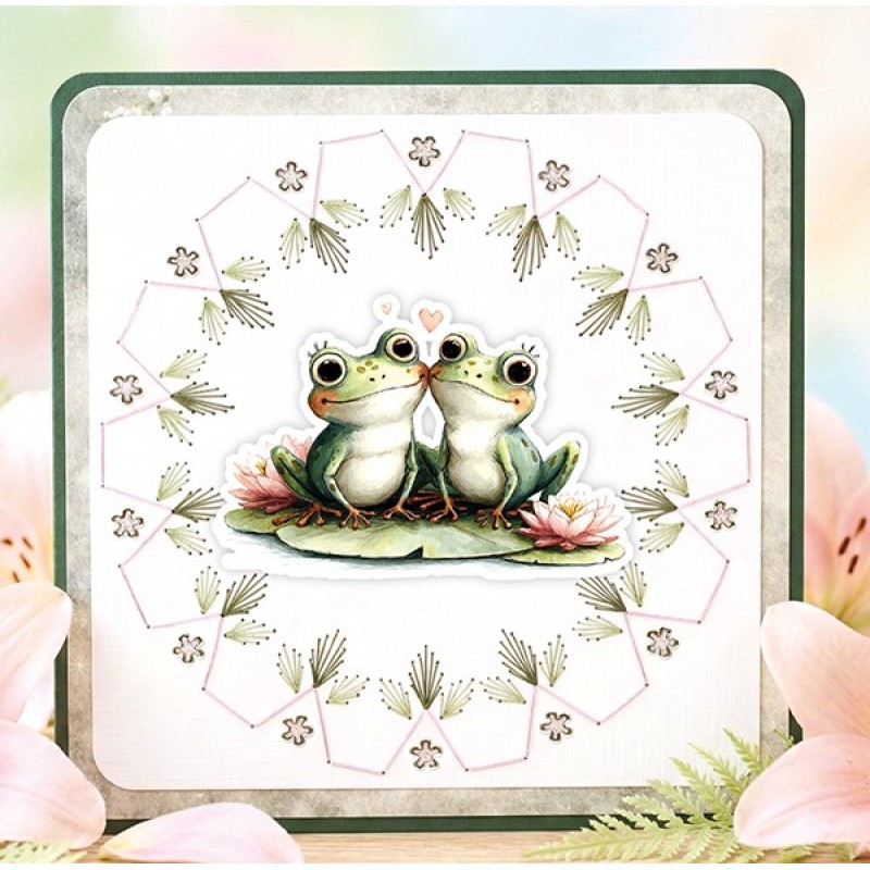 3D Cutting Sheet - Berries Beauties - Cute Animals - Frogs