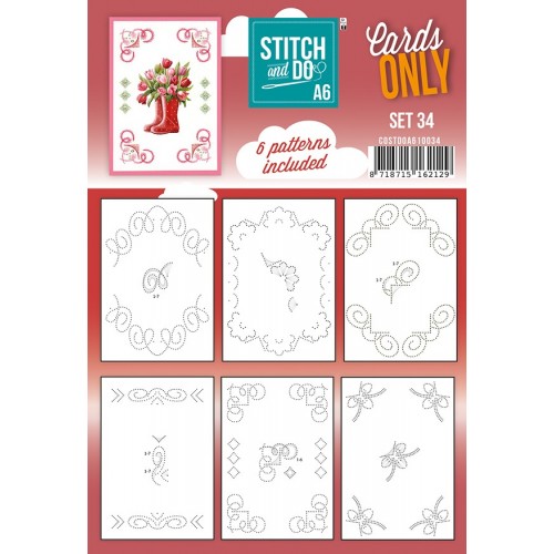 Stitch and Do - Cards Only A6 - Set 34