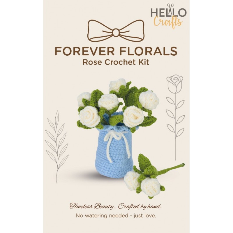 Forever Florals - White Roses