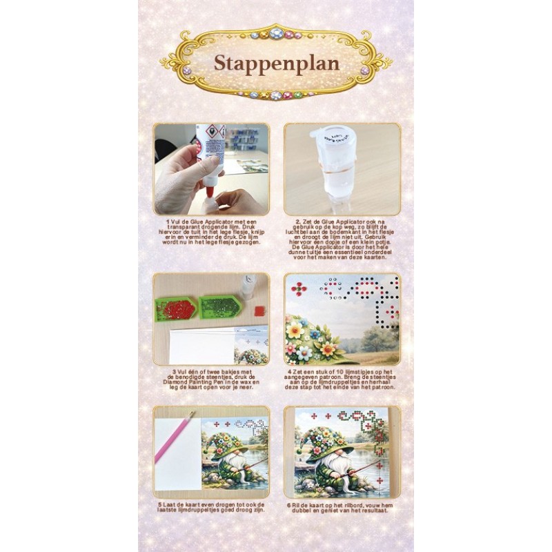 Dotty Design - Diamond Card Set - Purple Flowers & Butterflies