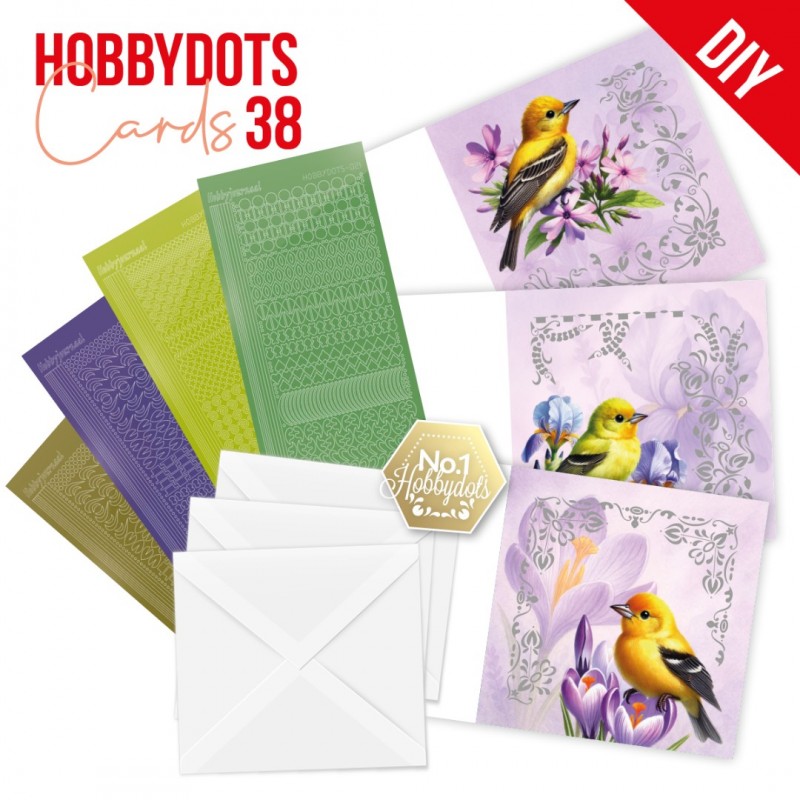 Hobbydots Cards 38 - Spring Birds Hobbydots Cards 38 - Spring Birds