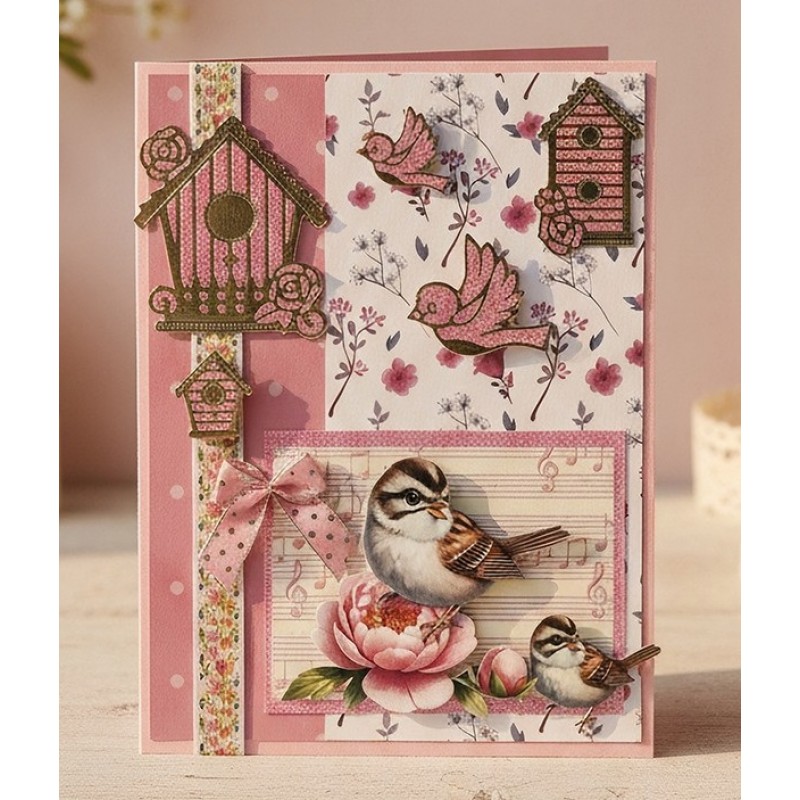 Linen Cardstock Pack - Berries Beauties - Whispers Of Nature - 4K