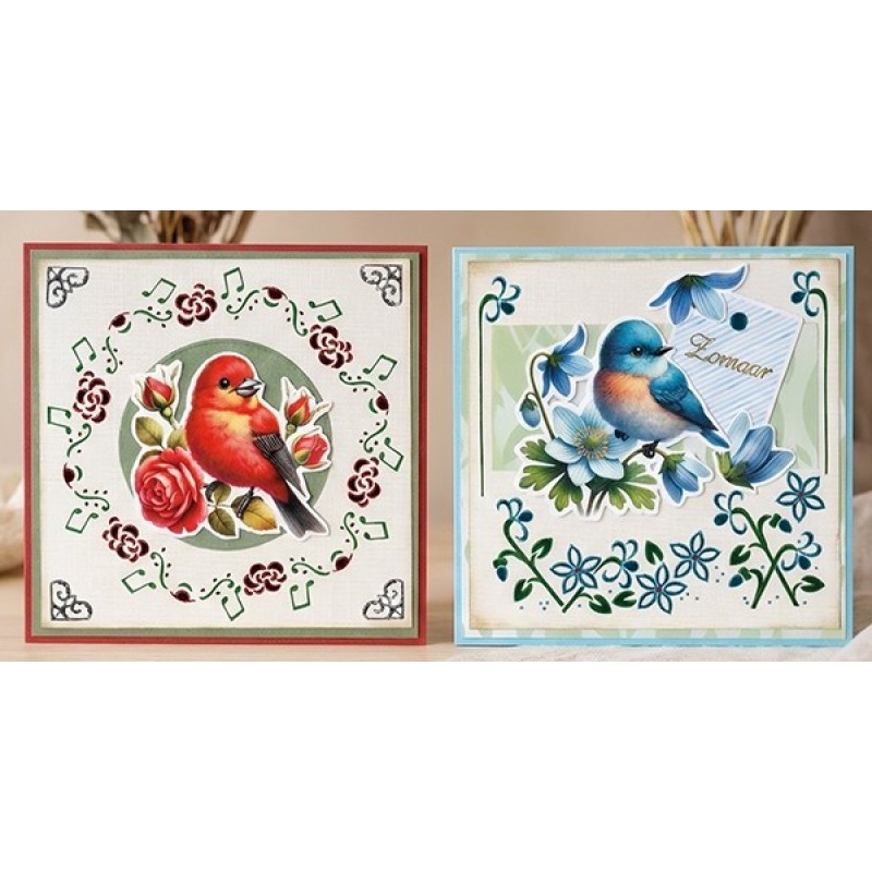 Linen Cardstock Pack - Berries Beauties - Whispers Of Nature - A4