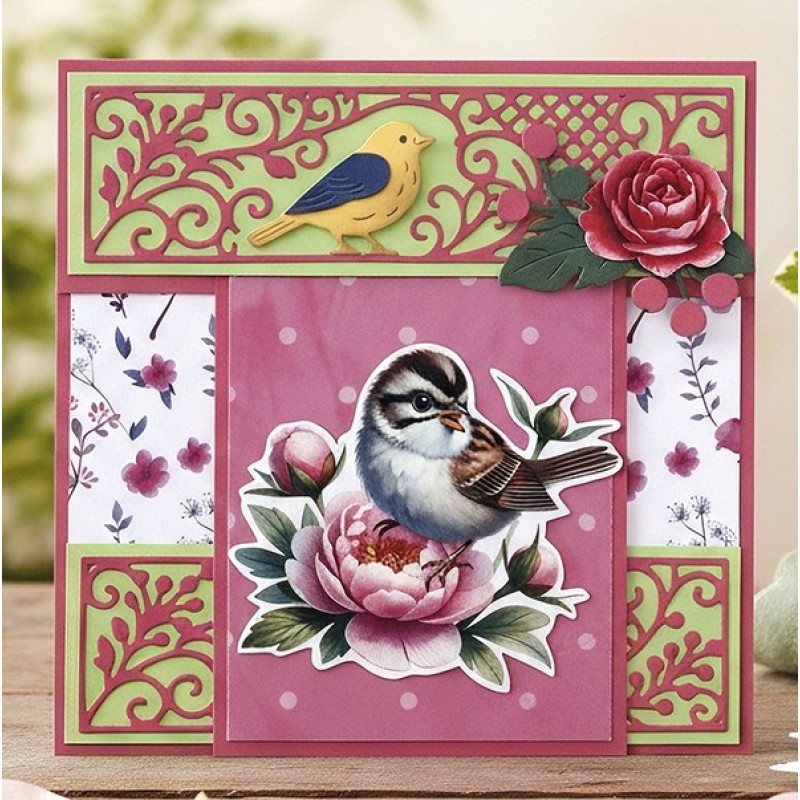 Linen Cardstock Pack - Berries Beauties - Whispers Of Nature - 4K