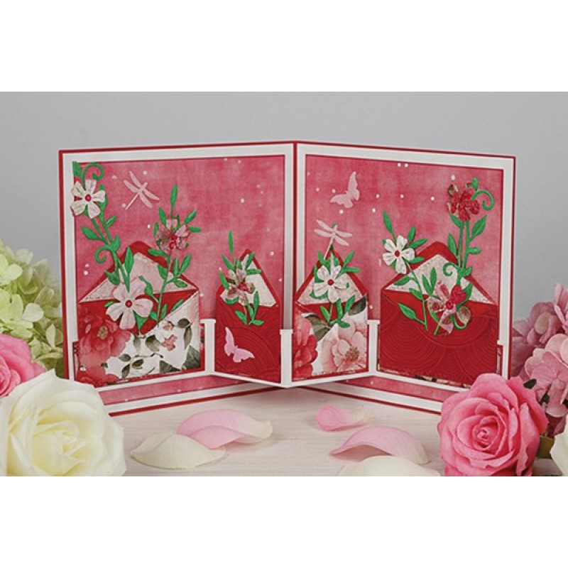 Linen Cardstock Pack - Berries Beauties - Floral Elegance - A4