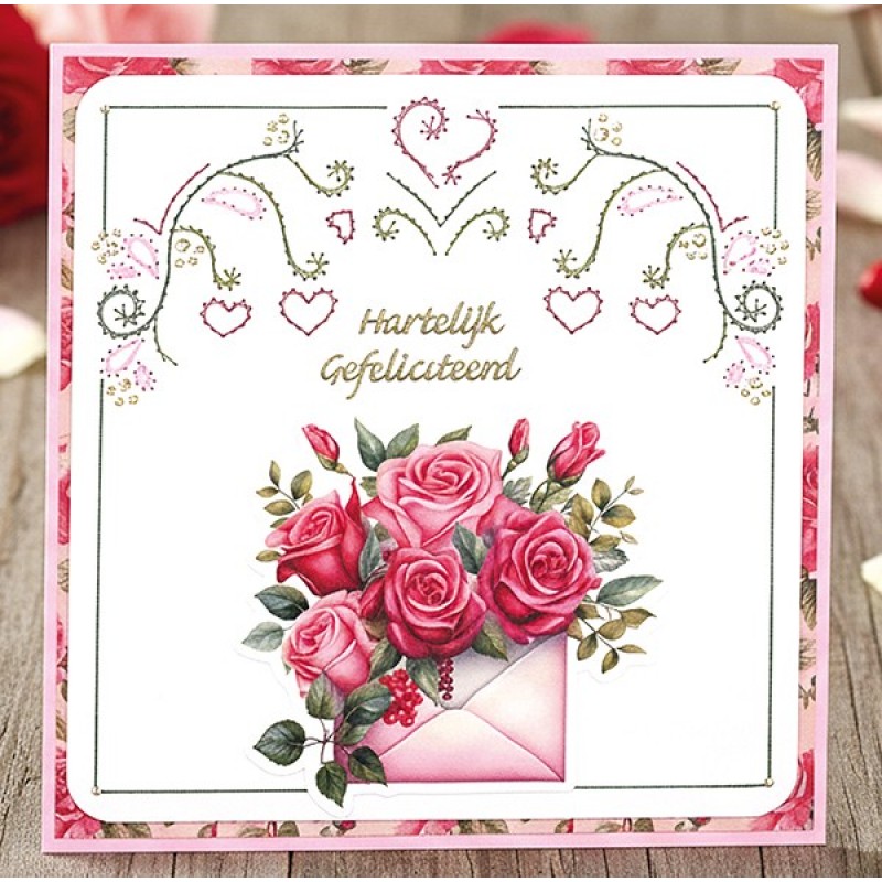 3D Cutting Sheet - Berries Beauties - Floral Elegance - Romantic Roses