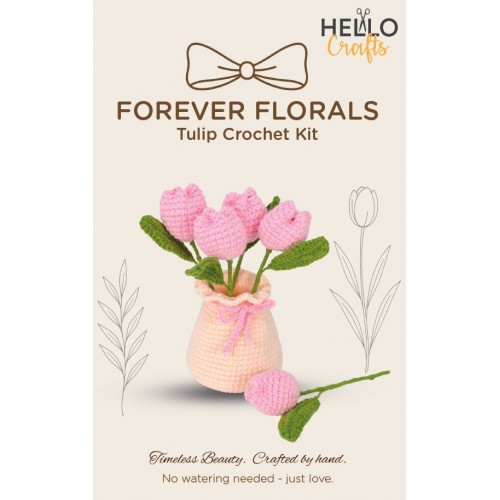 Forever Florals - Pale Pink Tulips