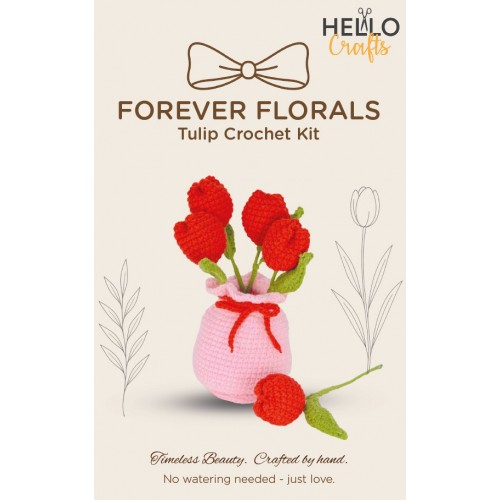 Forever Florals - Red Tulips
