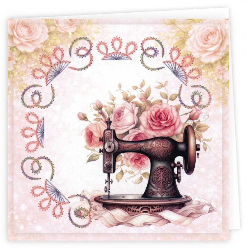 Stitch and Do PP cards 31 - Vintage Sewing
