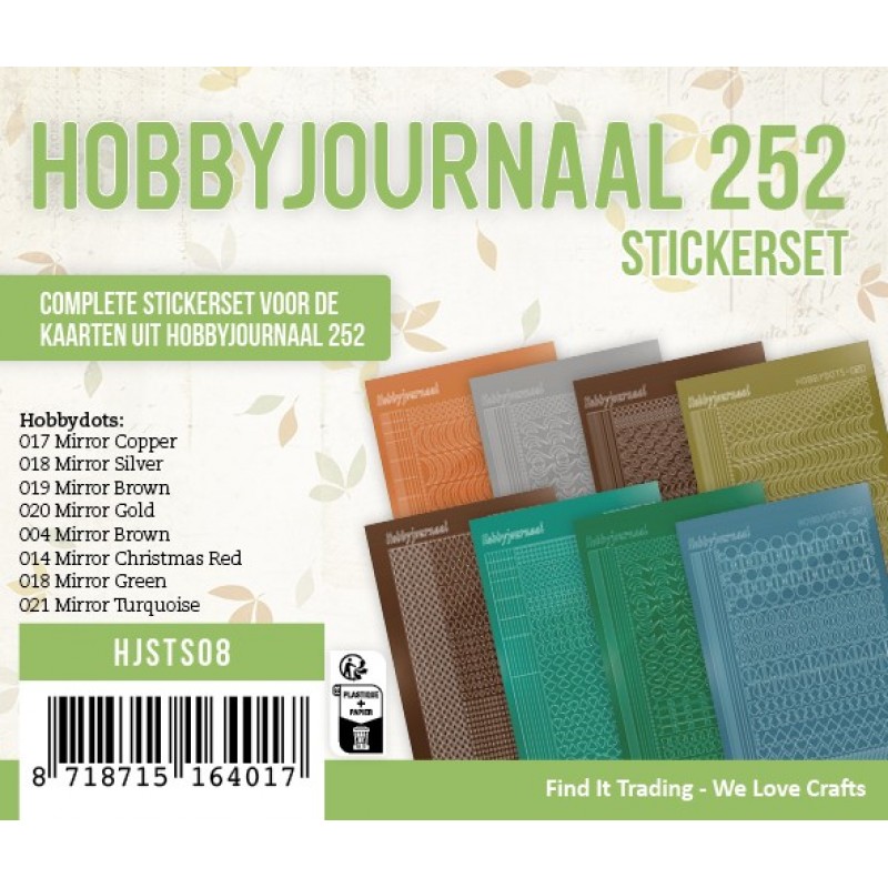 Stickerset Hobbyjournaal 252 Stickerset Hobbyjournaal 252